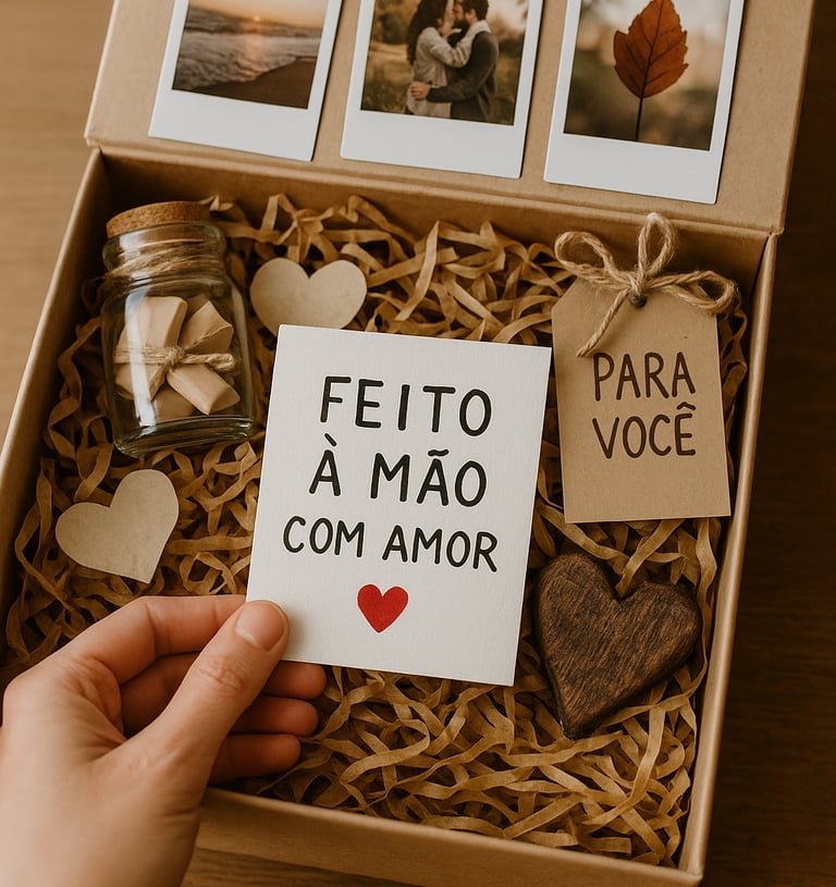 Presente feito à mão