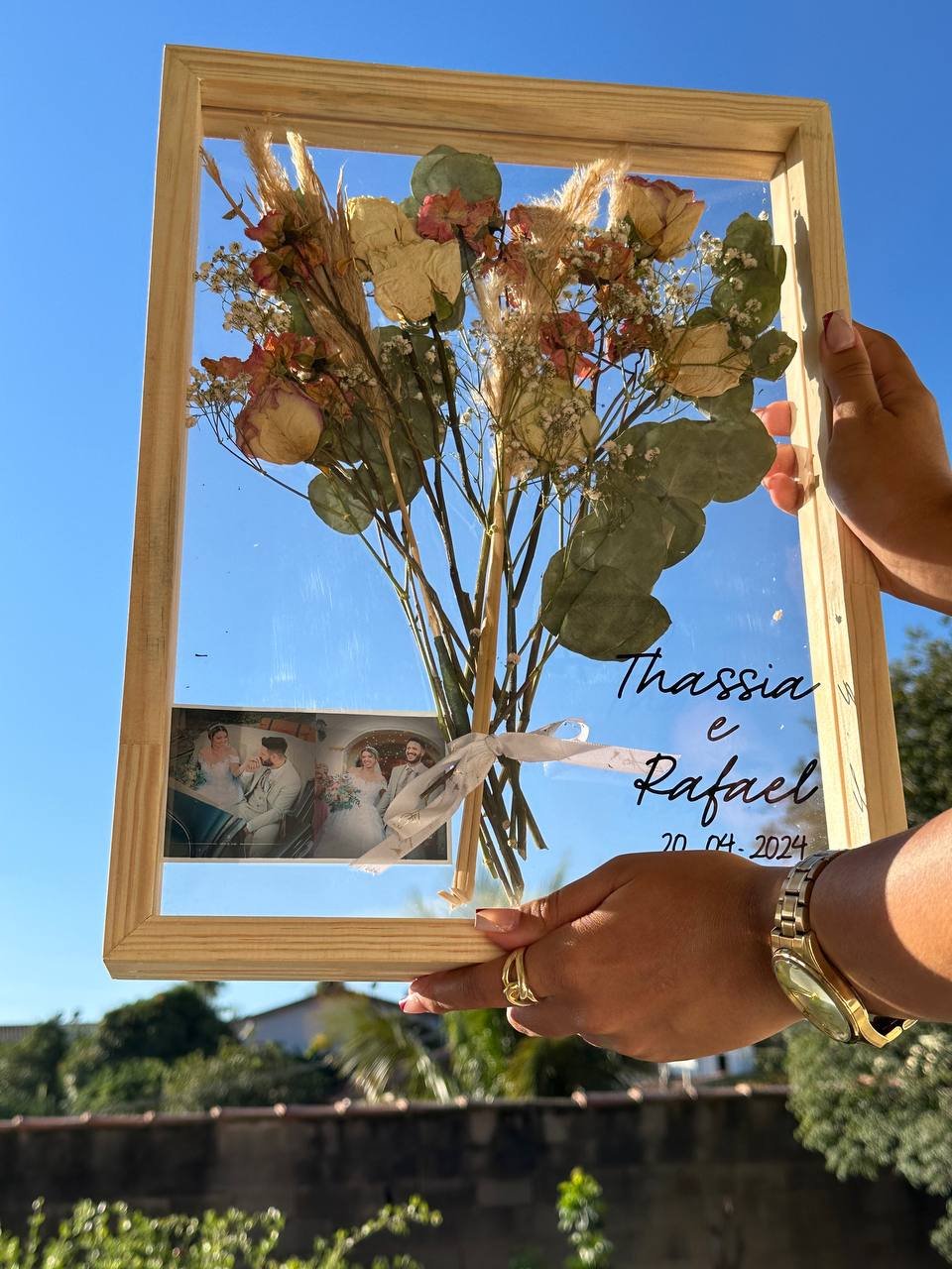 Quadro 30 × 40 — Preservação de Buquê